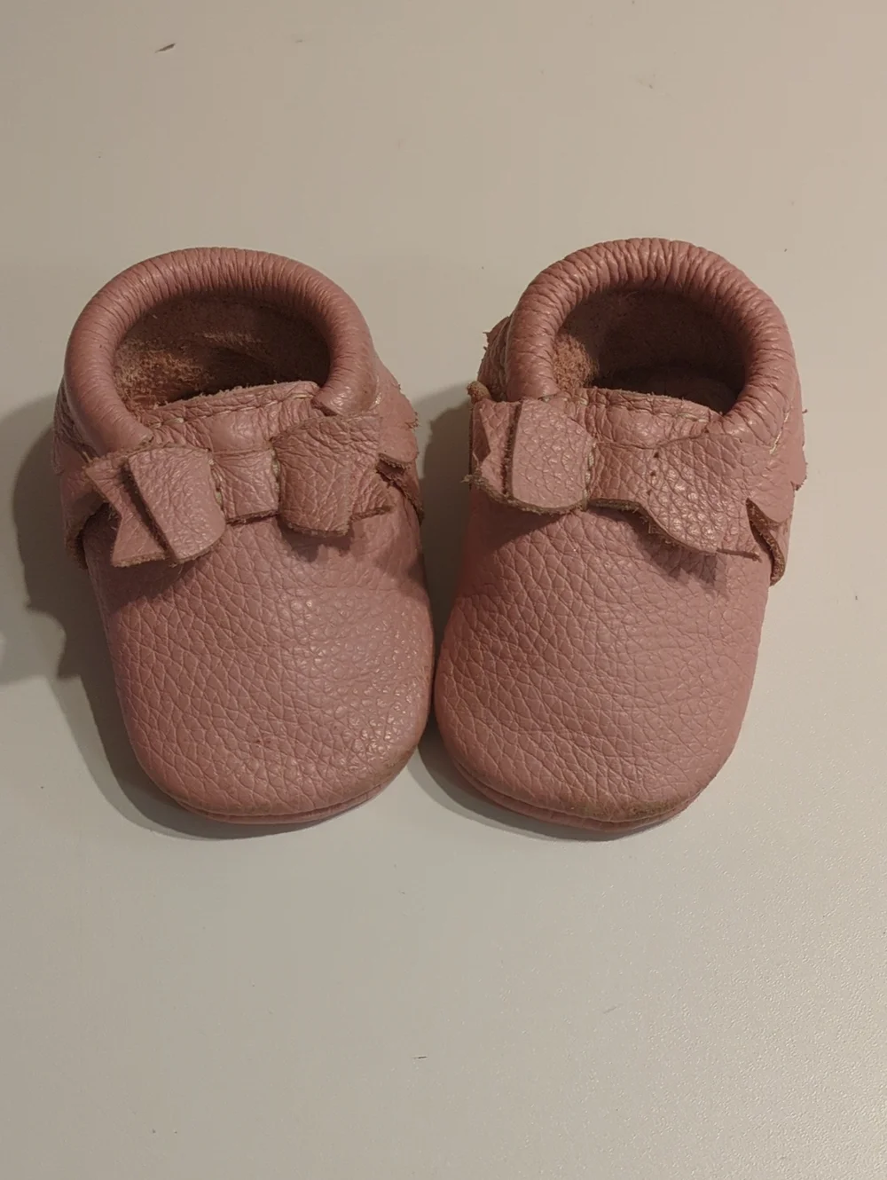 Freshly Picked Baby Moccasins in Blush